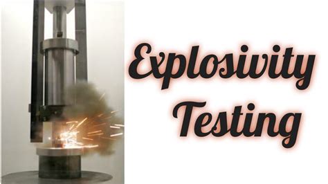 impact machine explosives testing|how to test explosives.